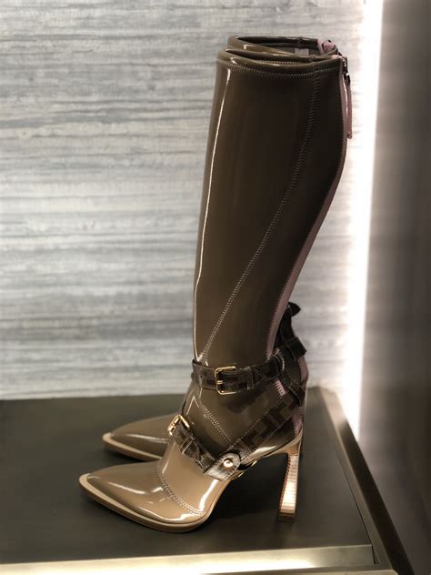 fendi inspired boots|fendi high heel boots.